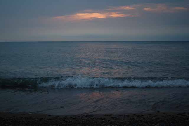 Weko Beach at sunset